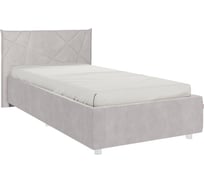 Кровать Woodville квест 90x200 с пм велюр галька 505117
