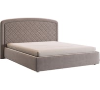 Кровать Woodville сильва 2 160x200 с пм велюр какао 524261