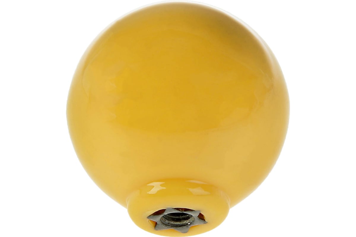 -кнопка ТУНДРА PLASTIC 008, пластиковая, желтая 2603099 - выгодная .