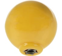 Ручка-кнопка ТУНДРА PLASTIC 008, пластиковая, желтая 2603099