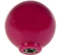 Ручка-кнопка ТУНДРА PLASTIC 008, пластиковая, сливовая 2603097