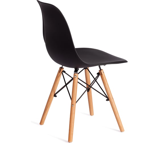 Стул Tetchair Cindy eames mod. 1801 / 1 шт. в упаковке дерево бук/металл/сиденье пластик, 45x51x82 см, black черный 20245