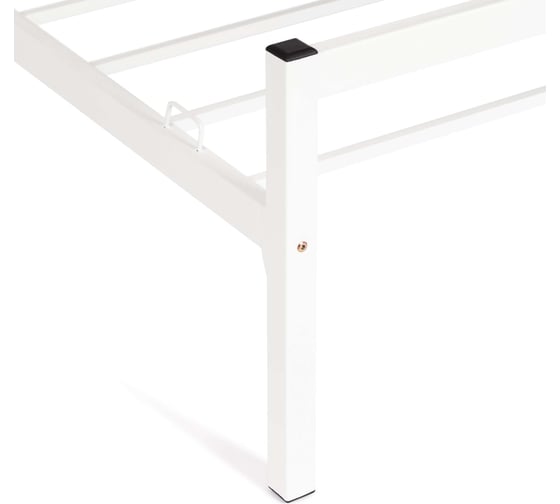 Кровать Tetchair Iris mod.9311 дерево гевея/металл, 90x200 см single bed, белый white 20110