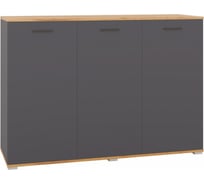 Мебель для спальни Woodville кассандра 138 дуб крафт золотой / антрацит 559206