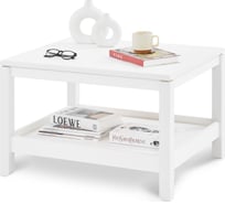 Журнальный стол Лузалес КОДЗУВ 75x60, белый 1042040203