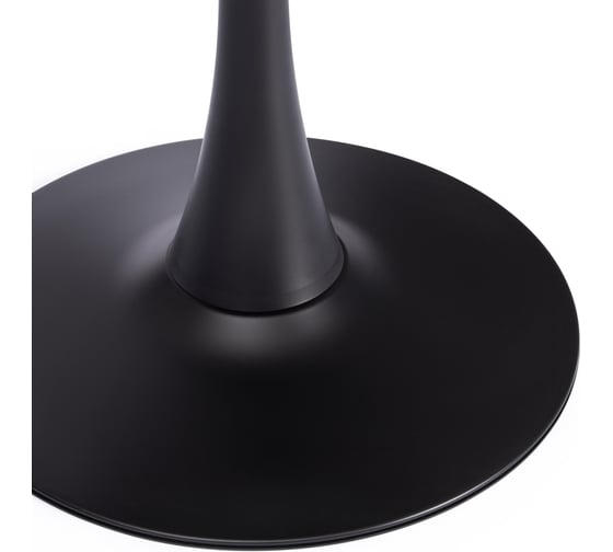 Стол Tetchair Tulip 70 (mod. 46) металл / мдф, 70x70x75 см, black (черный) 19705