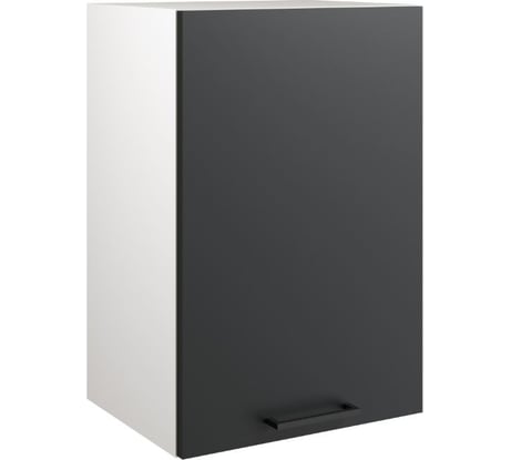 Навесной шкаф Атмосфера 40 см Simple В400 Антрацит/ Белый 00-00020850