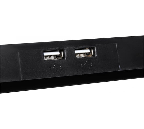 Подставка для ноутбука DIGMA D-NCP170-4 17", 390x280x28мм, 2xUSB, 4x70/125мм, FAN 750г, черный 1445203