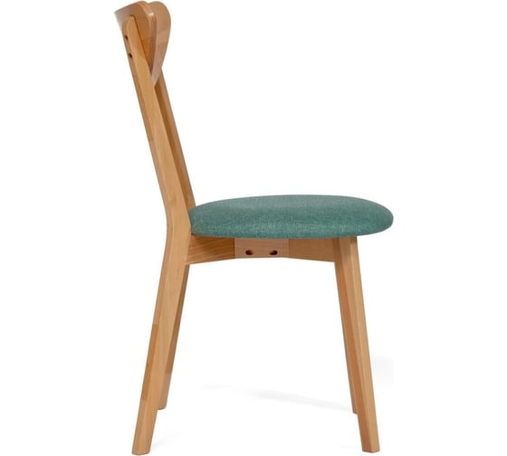 Мягкое стул-сиденье Tetchair цвет сиденья - бежевый maxi (макси) / 1 шт. в упаковке, каркас бук, сиденье ткань, натуральный (бук) 19593