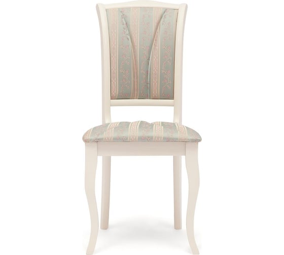 Стул Tetchair opera (op-sc)/1 шт. в упаковке дерево гевея, 45x53x97 см, ivory white (слоновая кость 2-5), ткань бирюзовая (h180-19) 19446