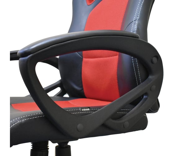 Компьютерное геймерское офисное кресло руководителя BRABIX Rider EX-544, с подлокотниками, эко кожа / ткань 531583