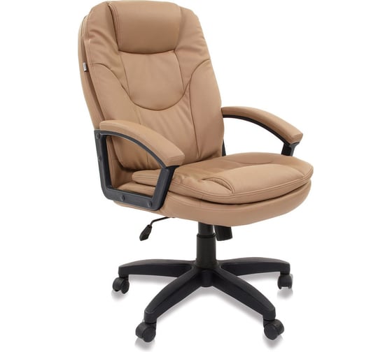 Офисное кресло, экокожа, бежевое BRABIX Trend EX-568 531397