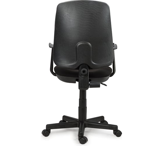 Кресло оператора, с подлокотниками, черное KB-14, BRABIX Basic MG-310 531411