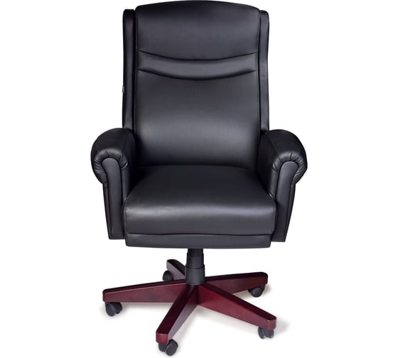 Офисное кресло, дерево, натуральная кожа, черное, BRABIX Gladiator EX-700 530872