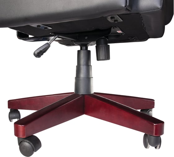 Офисное кресло, дерево, натуральная кожа, черное, BRABIX Gladiator EX-700 530872
