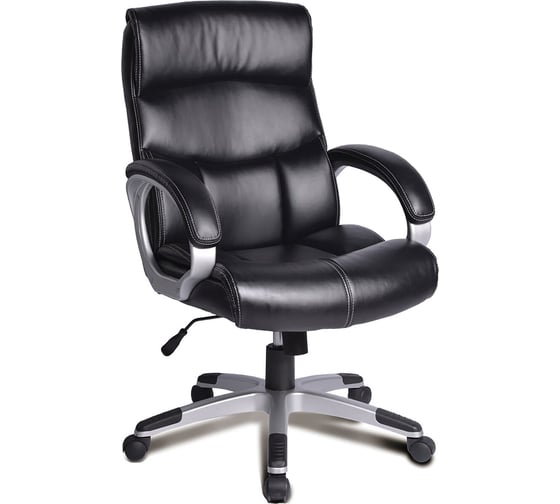 Компьютерное офисное кресло руководителя BRABIX Impulse EX-505, с подлокотниками, эко кожа 530876
