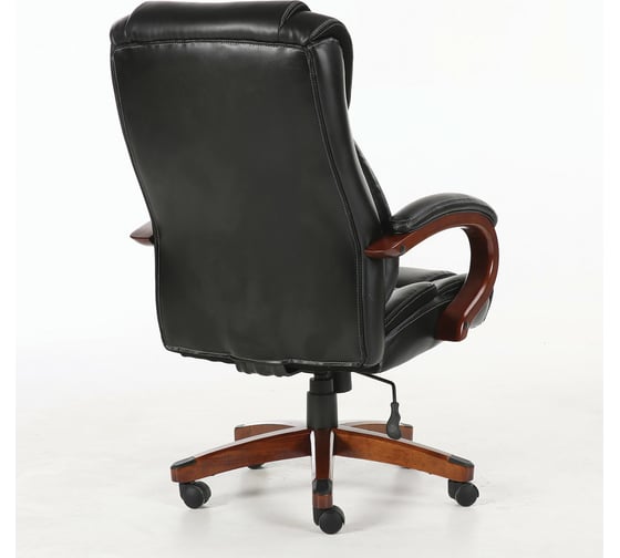 Офисное кресло, дерево, рециклированная кожа, черное BRABIX Magnum EX-701 531827