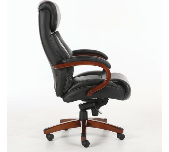 Офисное кресло, дерево, натуральная кожа, черное, BRABIX Infinity EX-707 531826