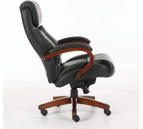 Офисное кресло, дерево, натуральная кожа, черное, BRABIX Infinity EX-707 531826