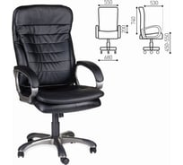 Офисное кресло, экокожа, черное BRABIX Omega EX-589 531400