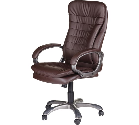 Офисное кресло, экокожа, коричневое BRABIX Omega EX-589 531401