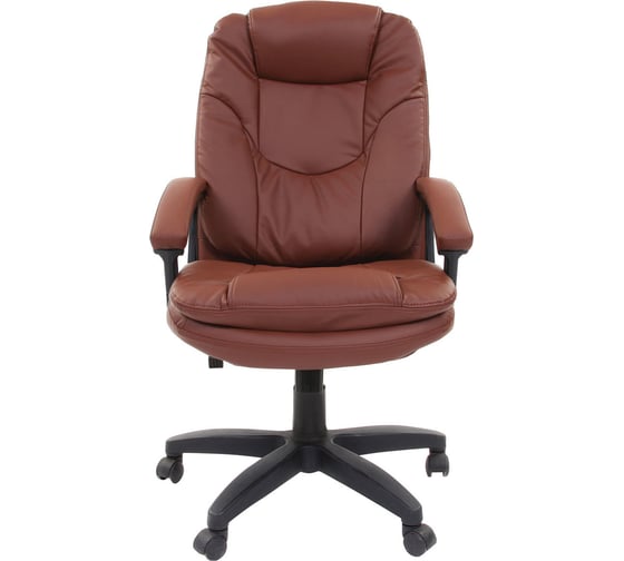 Офисное кресло, экокожа, коричневое BRABIX Trend EX-568 531396