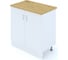 Кухонный напольный шкаф ЛДСП 80x84 см Snow ФЕЛИКС ПК-СТ0-Ш84Х80/НП-В1-1217 3