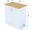 Кухонный напольный шкаф ЛДСП 80x84 см Snow ФЕЛИКС ПК-СТ0-Ш84Х80/НП-В1-1217 7