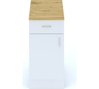 Кухонный напольный шкаф ФЕЛИКС Snow ЛДСП 40x84 см ПК-СТ0-Ш84Х40/НП-В1-1217