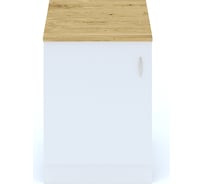 Кухонный напольный шкаф ФЕЛИКС Snow ЛДСП, 60x84 см ПК-СТ0-Ш84Х60/НП-В1-1217