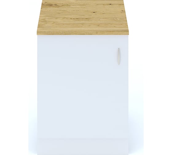 Кухонный напольный шкаф ФЕЛИКС Snow ЛДСП, 60x84 см ПК-СТ0-Ш84Х60/НП-В1-1217