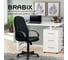 Компьютерное офисное кресло руководителя BRABIX City EX-512, с подлокотниками, кожзам, ткань 531407 8