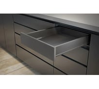 Выдвижной ящик GTV modern box pro l-450 низкий h84, антрацит PB-MBPRO-KPL450A