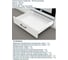 Ящик выдвижной под духовку GTV axis pro l-500мм, h69мм, белый PB-AXISPRO-KPL69-500-10 2