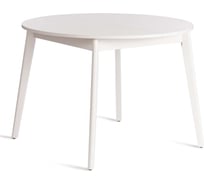Обеденный стол Tetchair svelto дсп, 105x105 (140) х 74.5 см, белый/белый 20325