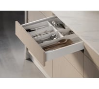 Ящик GTV axis pro l-500мм, низкий, h84 мм, push to open, белый PB-AXISPRO-P2O-KPL500A1