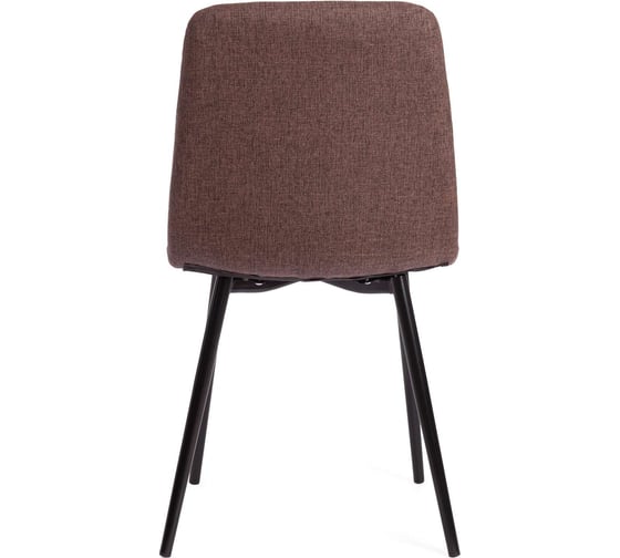 Стул Tetchair chilly max / 1 шт. в упаковке ткань/металл, 45x54x90 см, темно-коричневый 01/черный 18290