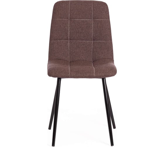Стул Tetchair chilly max / 1 шт. в упаковке ткань/металл, 45x54x90 см, темно-коричневый 01/черный 18290