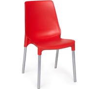 Стул Tetchair genius (mod 75) / 1 шт. в упаковке металл/пластик, 46x56x84cм, красный/ножки хром 19669 30113708