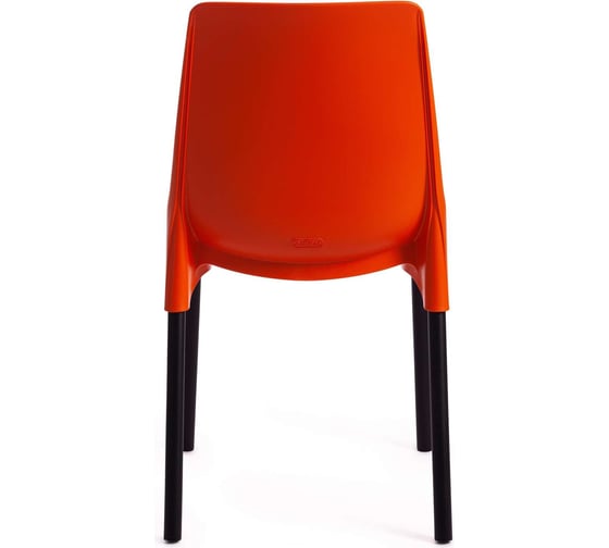 Стул Tetchair genius (mod 75) / 1 шт. в упаковке металл/пластик, 46x56x84 cм, оранжевый/черные ножки 19670