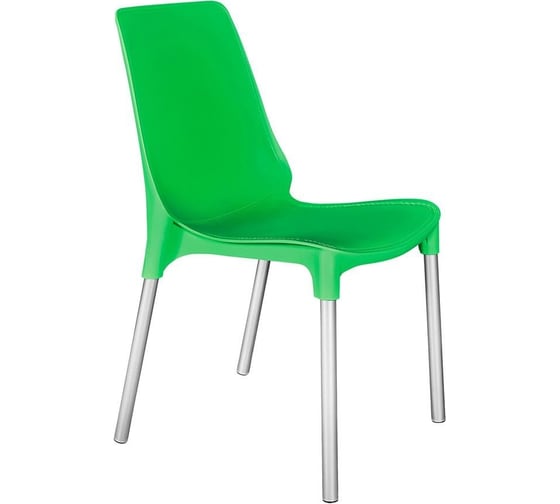 Стул Tetchair genius (mod 75) / 1 шт. в упаковке металл/пластик, 46x56x84 cм, зеленый/ножки хром 19668 1