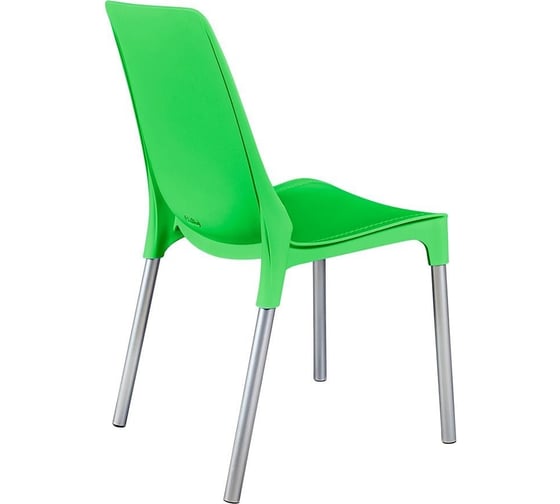 Стул Tetchair genius (mod 75) / 1 шт. в упаковке металл/пластик, 46x56x84 cм, зеленый/ножки хром 19668