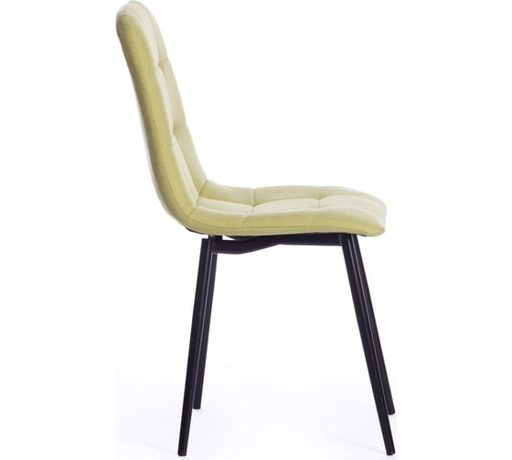 Стул Tetchair CHILLY MAX ткань/металл, 45x54x90 см, фисташковый 64/черный 17276