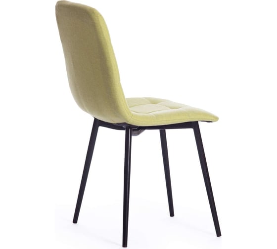 Стул Tetchair CHILLY MAX ткань/металл, 45x54x90 см, фисташковый 64/черный 17276