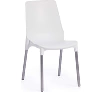 Стул Tetchair genius (mod 75) / 1 шт. в упаковке металл/пластик, 46x56x84 cм, белый/ножки хром 19663 30114242