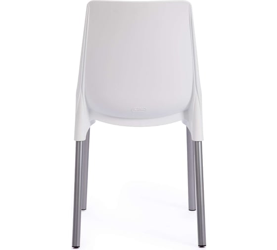 Стул Tetchair genius (mod 75) / 1 шт. в упаковке металл/пластик, 46x56x84 cм, белый/ножки хром 19663