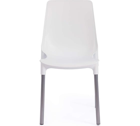 Стул Tetchair genius (mod 75) / 1 шт. в упаковке металл/пластик, 46x56x84 cм, белый/ножки хром 19663