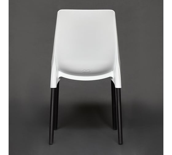 Стул Tetchair genius (mod 75) / 1 шт. в упаковке металл/пластик, 46x56x84 cм, белый/черные ножки 19664