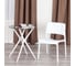 Стул Tetchair furdi (mod. 53) 4 шт., пластик, 48x55.5x77.5 см, white (белый) 1 19412 10