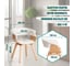 Стул Tetchair vimta (mod.8021) дерево / экокожа, 69x56x77 см, натуральный/белый 13659 9